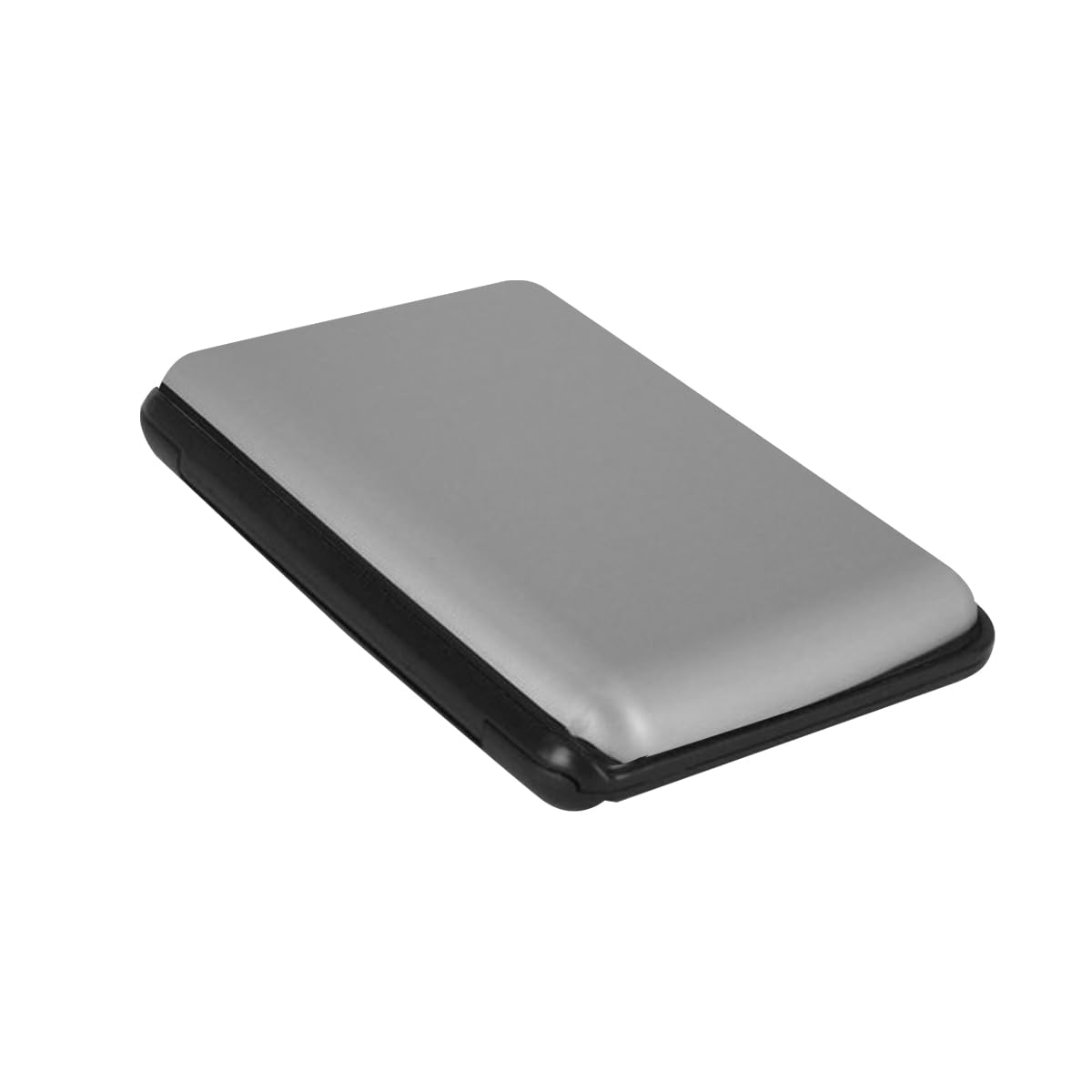 Aluminum Alloy Card Holder RFID Blocking Card Holder for Men Women, metallic sil