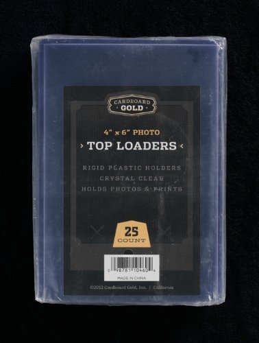 Cardboard Gold 4x6 Top Loaders - Archival Photo Protection - 500 Count | Archiva