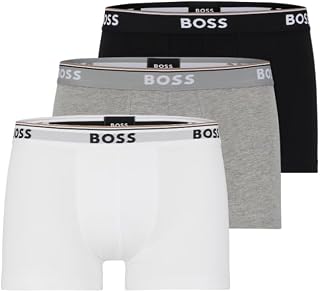 BOSS 3-Pack Stretch Cotton Regular Fit Trunks under Men's Clothing