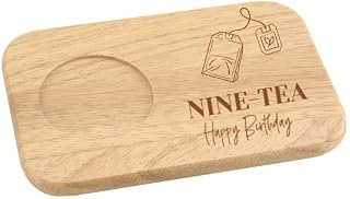 Ninetieth Birthday Present, Tea and Biscuit Serving Board, 90th Birthday Gift, Present For Friend, Tea Lover, Big 90, Grandma, Nana, Aunt