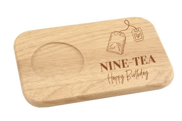 Ninetieth Birthday Present, Tea and Biscuit Serving Board, 90th Birthday Gift, P