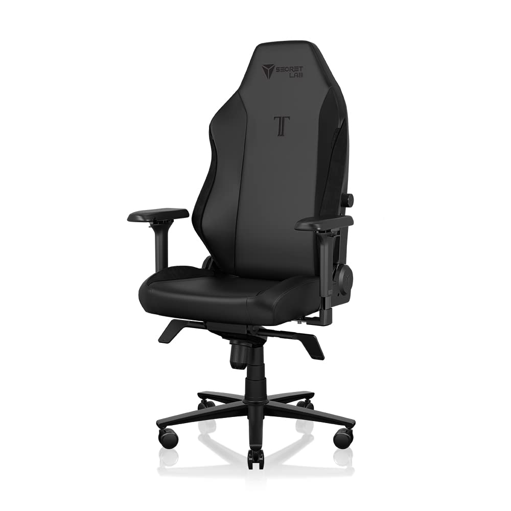 Secretlab Titan Evo Black Gaming Chair - Leatherette, Ergonomic, Black