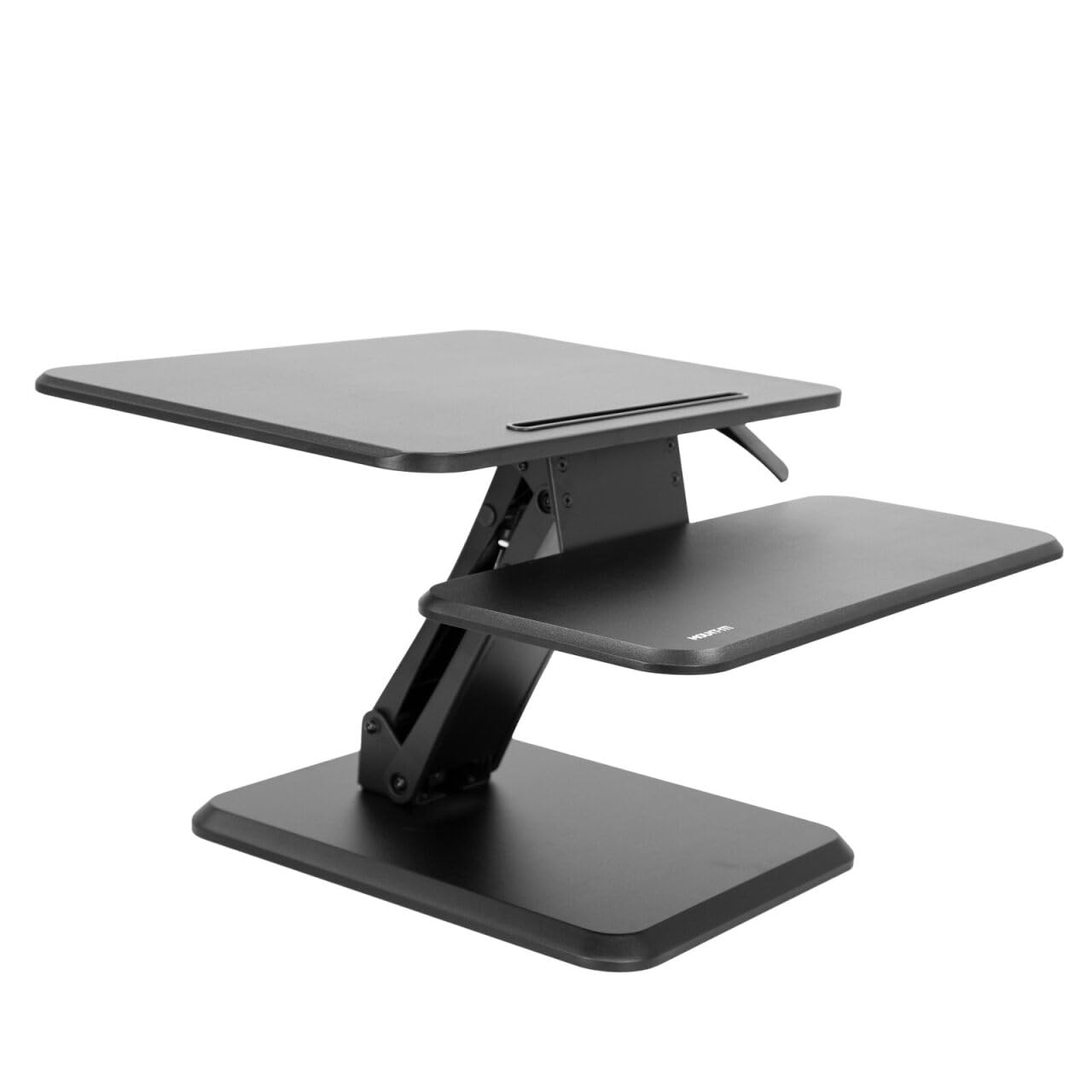 Mount-It! Standing Desk Converter, Compact 25" Sit Stand Desk Riser with Gas Spr