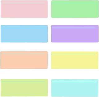 Dyslexia Overlays Reading Guided Strips Highlight Strips Bright Color for Dyslexia Reading Aids, Irlens Syndrome,and ADHD and Visual Stress Specialists for Children, Teacher, Reading Beginner 8 Pack