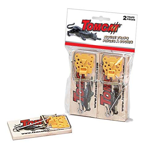 Tomcat 0360210 Mouse Wood Traps 2-Pack