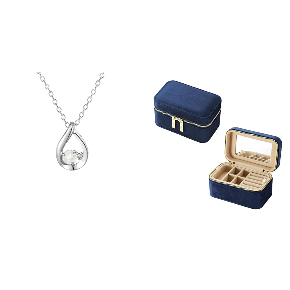 4℃ Official Eternal Silver Necklace with Jewelry Case, Teardrop, Gorgeous Annive