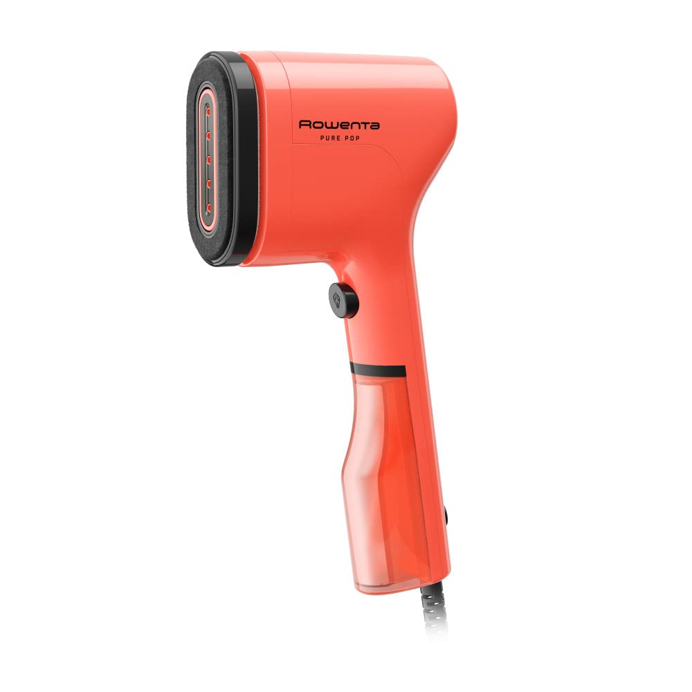 Rowenta PurePop Handheld Steamer for Clothes 1.5 Lbs 15 Second Heatup, 2.3 Oz Ca