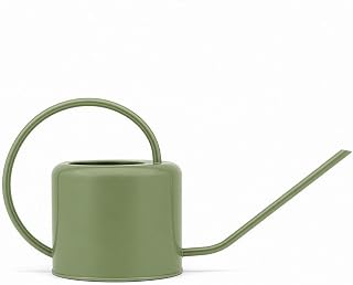 CKB Ltd 1.9L Indoor Watering Can Metal House Plants, Long Spout, Sage Green