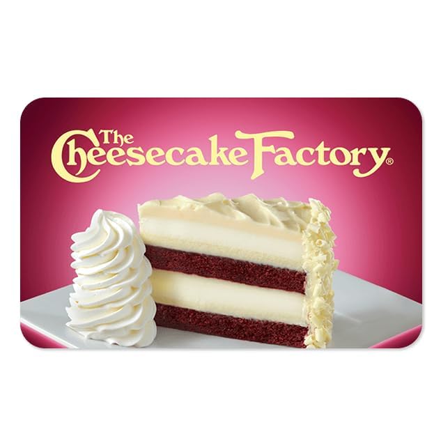 The Cheesecake Factory eGift Card | Choose from Multiple Designs