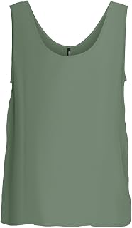 Vero Moda Soft Viscose Tank Top, Pattern, Round Neck.