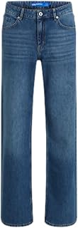 Karl Lagerfeld Women's Mid Rise Relaxed Denim Jeans