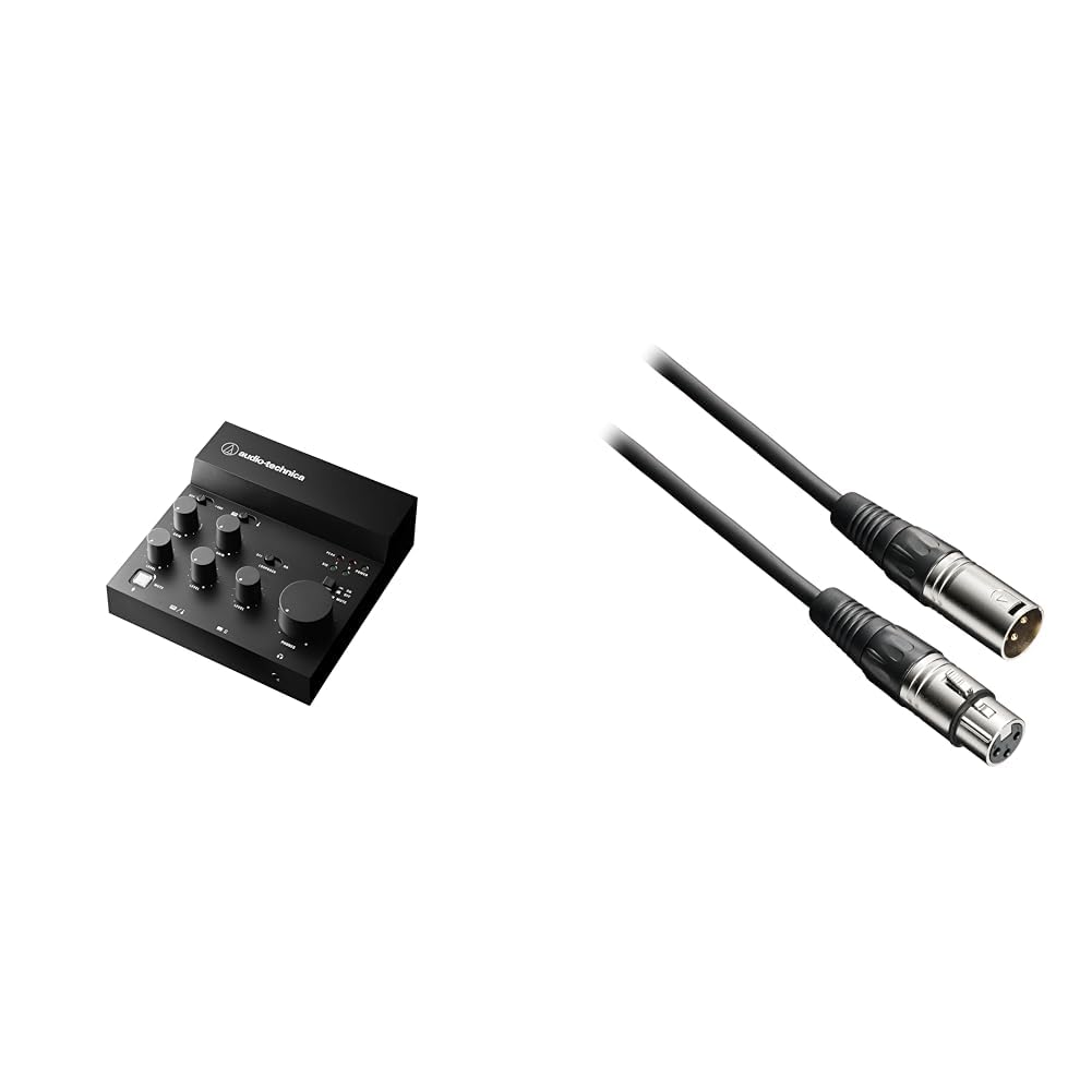 【Set Purchase】Audio Technica AT-UMX3 Audio Interface & BX3/3.0 BK Cannon Mic Cab