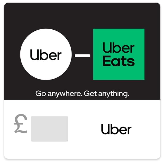 Uber eGift Card | For redemption in UK - Delivered by Email