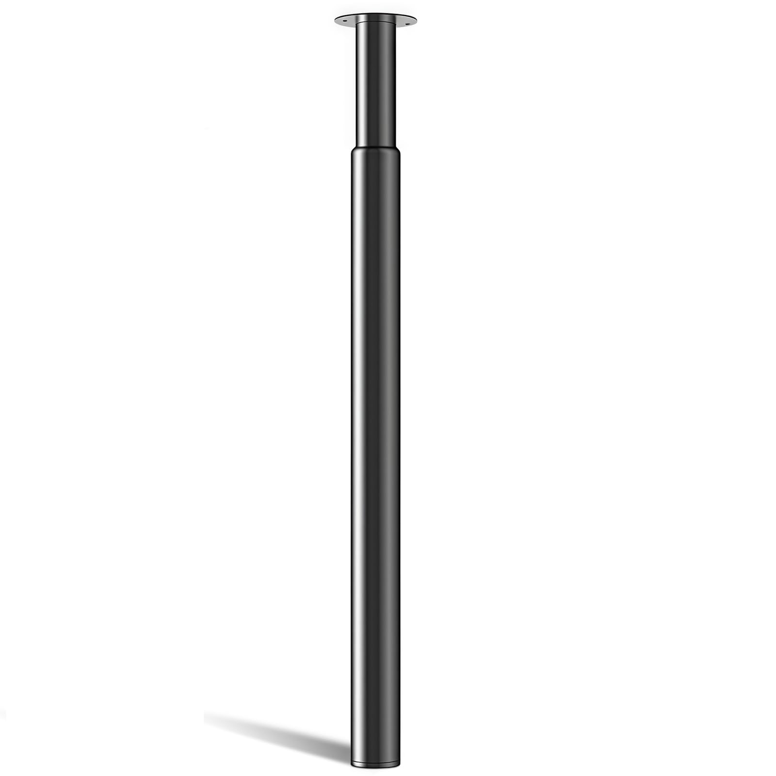 Adjustable Table Leg 710–1100mm, Black Metal Breakfast Bar Support Leg 1pc