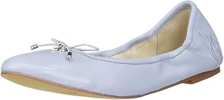 Sam Edelman レディース フェリシア クラシック バレエ フラット, ポーセリアンブルー, 9.5