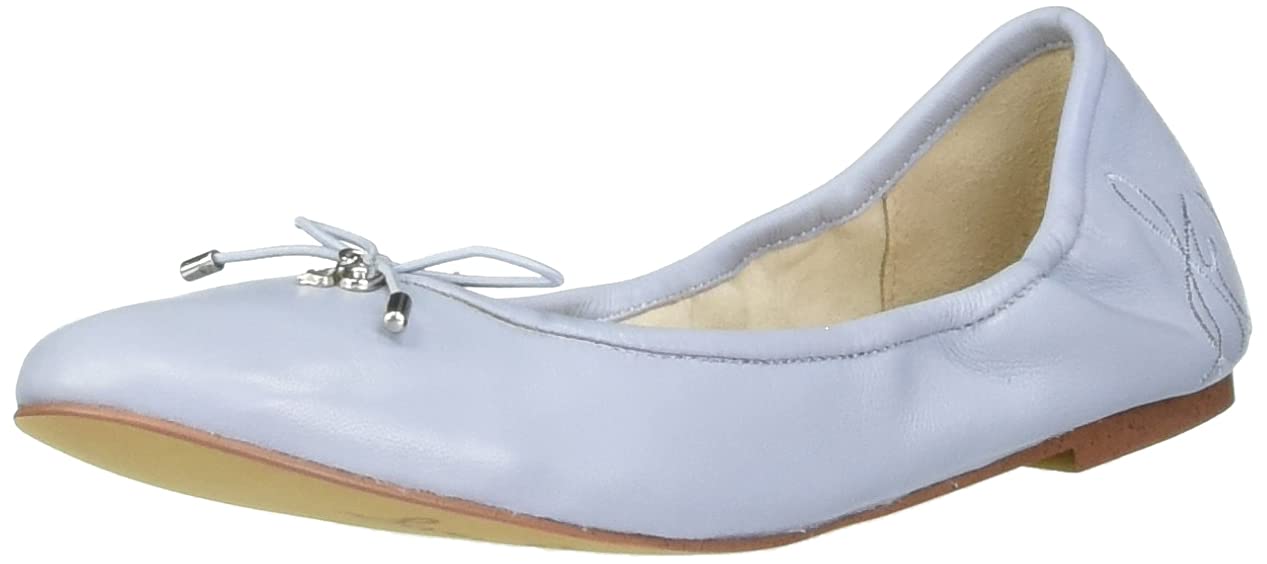 Sam Edelman レディース フェリシア クラシック バレエ フラット, ポーセリアンブルー, 9.5
