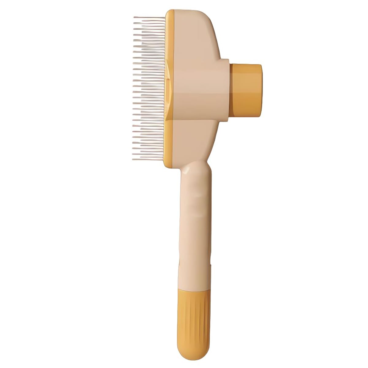 Dog Comb Stainless Steel for Shedding and Detangling - Self Cleaning Dog Groomin