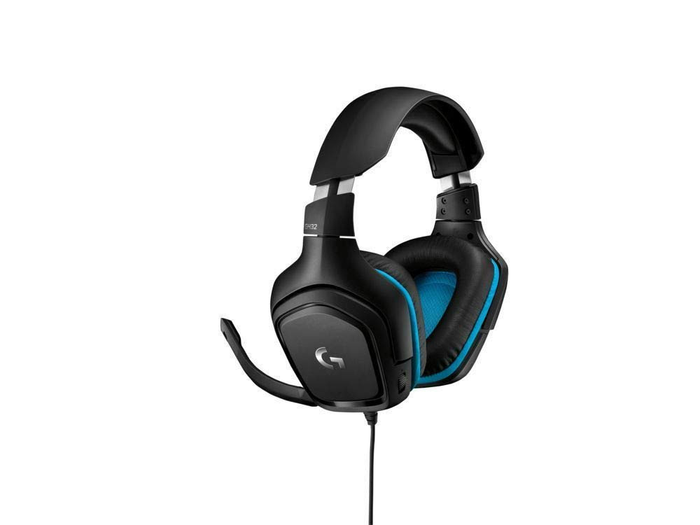 Logitech G432 DTS:X 7.1 Surround Sound Wired PC Gaming Headset (Leatherette) (Re