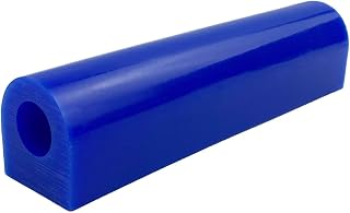 NIUPIKA Carving Wax Ring Tube for Making Rings Mold Hard Wax Blank Large Flat Side Tube Blue Color (T-200)