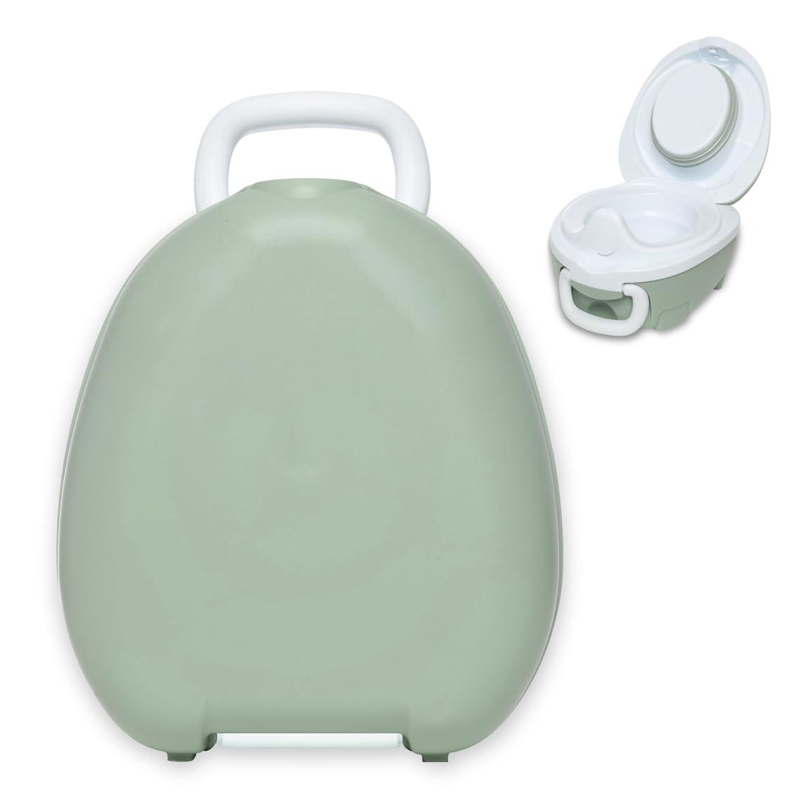 My Carry Potty Toddler Travel Potty 18 Months to 3 Years, Green Pastel | Portabl