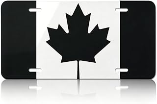 Canada Flag License Plate Maple Leaf Canadian License Plate12x6 Inch，Flag10 | Vintage Grunge Design, Maple Leaf Graphic, Standard Fit, Car Accessory, Patriotic Décor