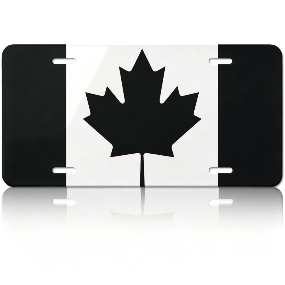 Canada Flag License Plate Maple Leaf Canadian License Plate12x6 Inch，Flag10 | Vi