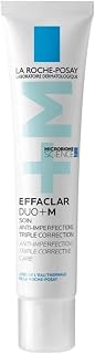 La Roche-Posay Effaclar Duo+M Triple Correction Treatment, 40 ml | For oily acne-prone skin, anti-reappearance effect, with phylobioma, procerad and niacinamide