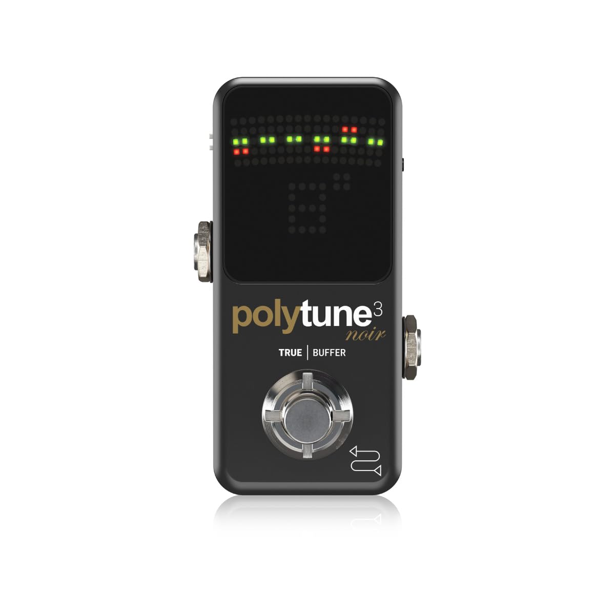 TC Electronic PolyTune 3 Noir Mini Tuner Pedal with Polyphonic Tuning, Built-In 
