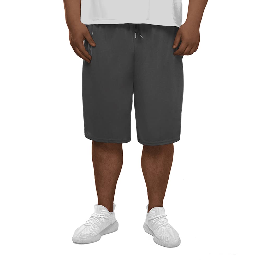 Idtswch Mens Basketball Shorts Big Tall Athletic Lightweight Slim Fit Dry Traini