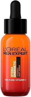 L'Oréal Men Expert Vitamin C Serum, Brightening Face Serum for Men, 30ml
