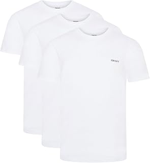 DKNY Giants Pack T-Shirts Men Short Sleeve | 100% Breathable Cotton |
