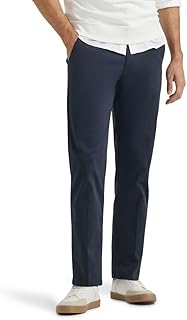 Lee - Extreme Motion Flat Front Slim Straight Pant, Men's Casual Trousers