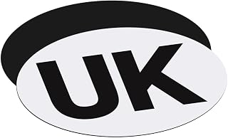 Onarway Fully Magnetic UK Stickers for Car Europe 2 Pack | Strong Magnet UK Car Stickers for European Roads, Easy to Attach and Remove without Scratching