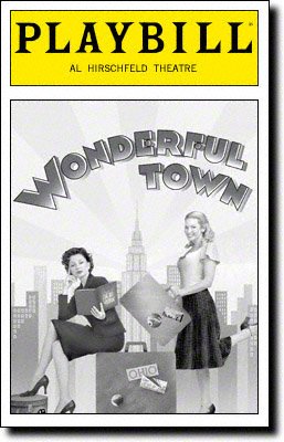 PLAYBILL: Wonderful Town, Al Hirschfeld Theatre