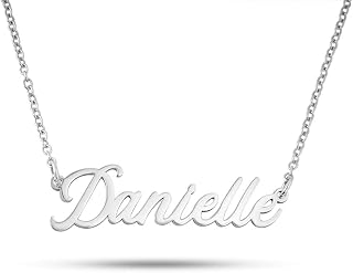 Personalized Name Necklace - 18K Gold Plated - Solid 925 Sterling Silver - Custom Gift for Her - Handmade with Love