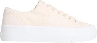 Calvin Klein Women’s Low Top Vulcanised Flatform Trainers