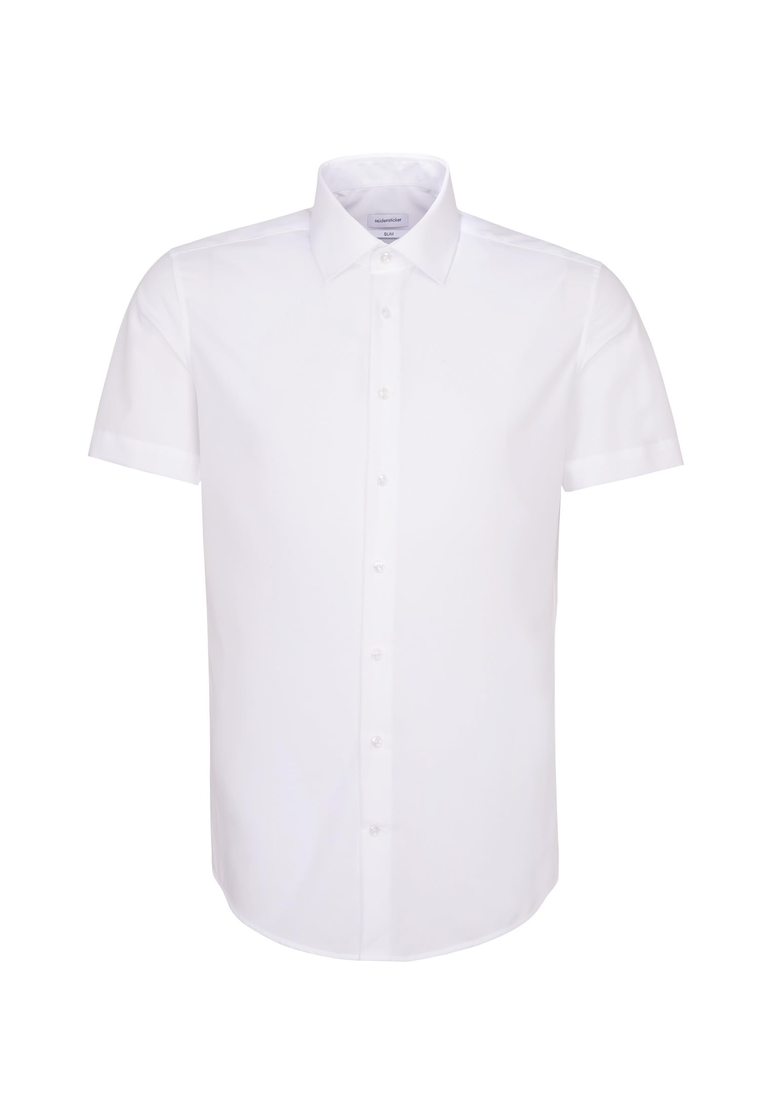 Seidensticker Men's Business Shirt – Slim Fit – Non-Iron – Kent Collar – Short S