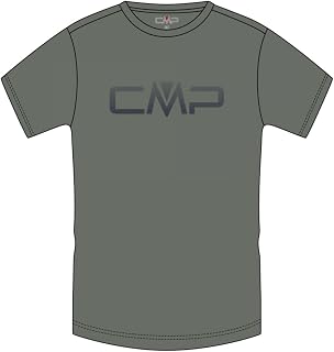 CMP Crew Neck T-Shirt with Logo - 39T7117P