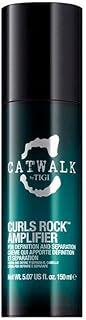 Catwalk by TIGI Curls Rock Amplifier Styling Cream, 150 ml | Anti-frizz moisturizing definer for natural curly and wavy hair, enhances shine and body