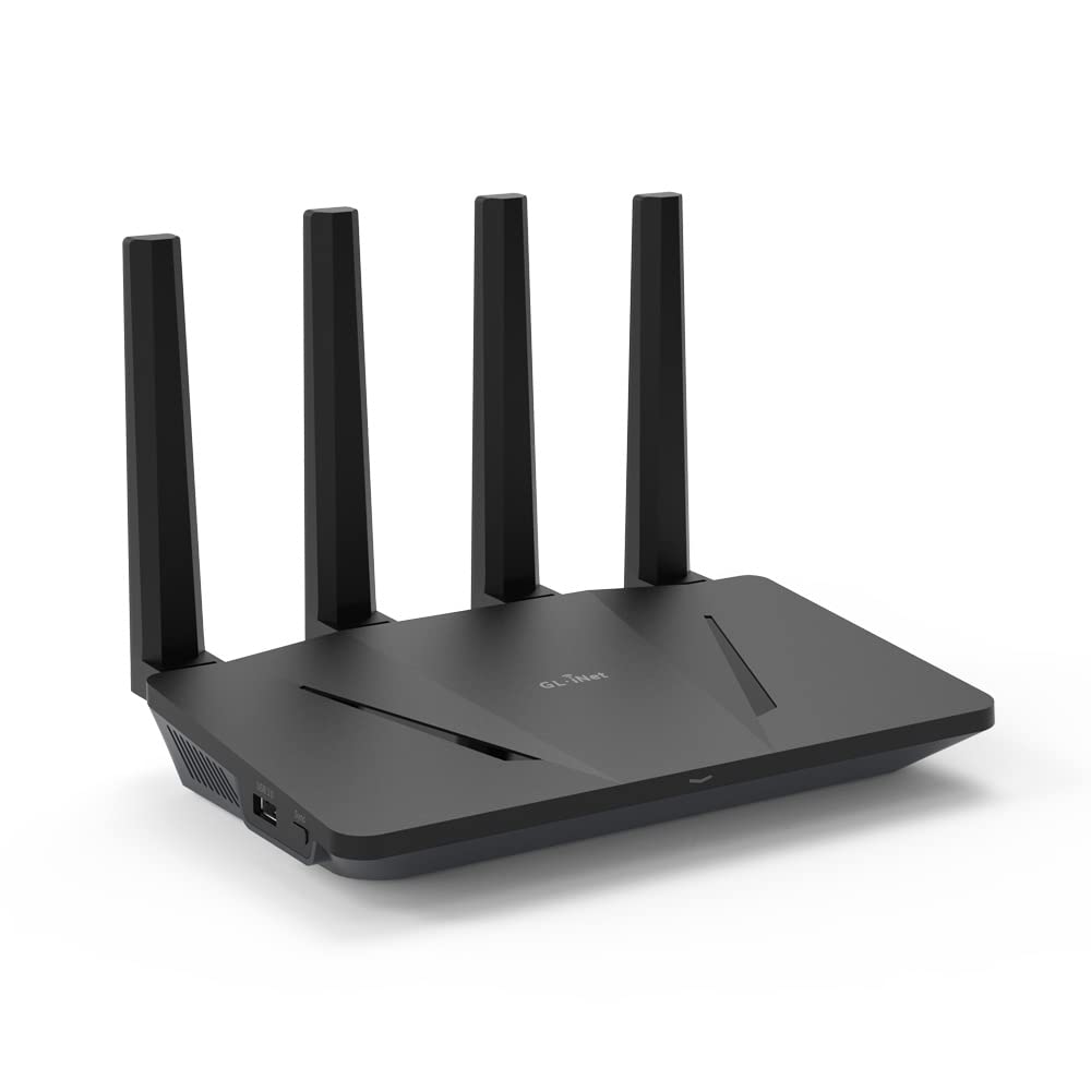 GL.iNet GL-AX1800(Flint) WiFi 6 Router -Dual Band Gigabit Wireless Internet Rout