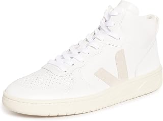 Veja V-15 Women's High-Top Sneakers White - Natural
