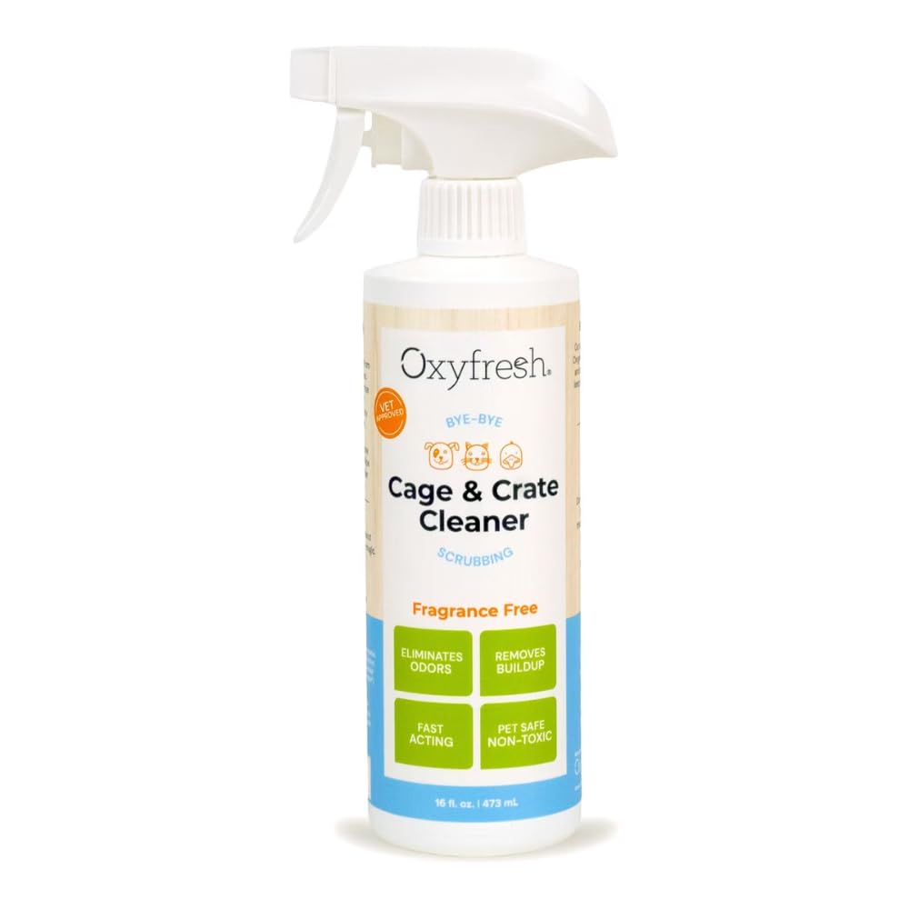 Oxyfresh Premium Crate & Cage Cleaner – Professional Dog Crate & Small Animal & 