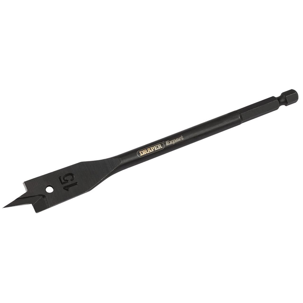 Draper Expert 15mm Wood Drill Bit | Faster Hole Cutting | Carbon Steel Tools | M