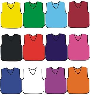PROSTYLE SPORTS 10 Football Training Bibs Football Netball Rugby Hockey Cricket