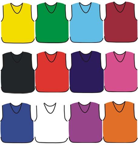 PROSTYLE SPORTS 10 Football Training Bibs Football Netball Rugby Hockey Cricket
