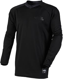 O'Neal | Motocross Jersey | Enduro Motorcycle | Adjustment for Maximum Range of Motion, Stitched Elbow Protection, Breathable | Element Classic Jersey | Adult | Black