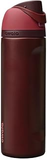 Owala FreeSip Stainless Steel Water Bottle 24 oz Black Cherry