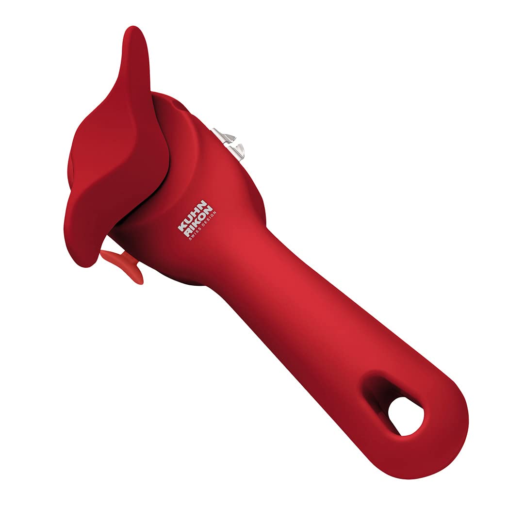 Kuhn Rikon Auto Safety LidLifter Can Opener with Ring-Pull Tool – Smooth-Edge Si