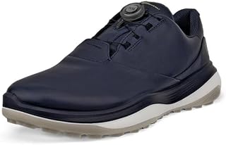 ECCO Mens LT1 Boa Waterproof Leather Cushioned Spikeless Golf Shoes