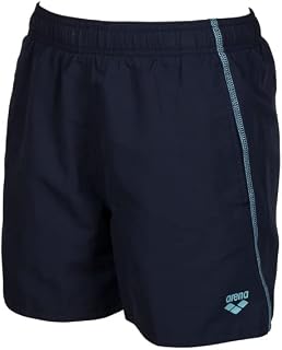 Arena Solid Child Swimming Costume Sea and Pool, Soft Fabric Quick Drying Swimsuit, Sea Boxer with Inner Mesh Briefs and Side Pockets